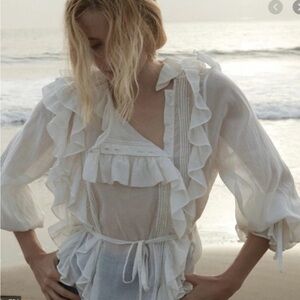 Doen Cream Luca Top Size S